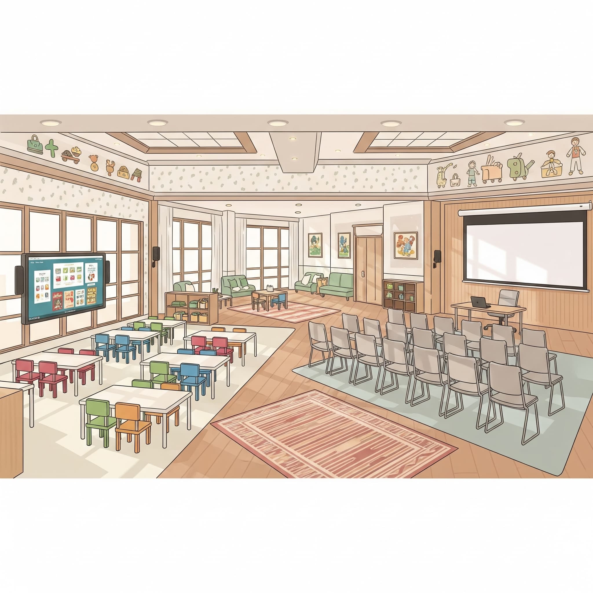 Our Plans - Flexible event and activity spaces